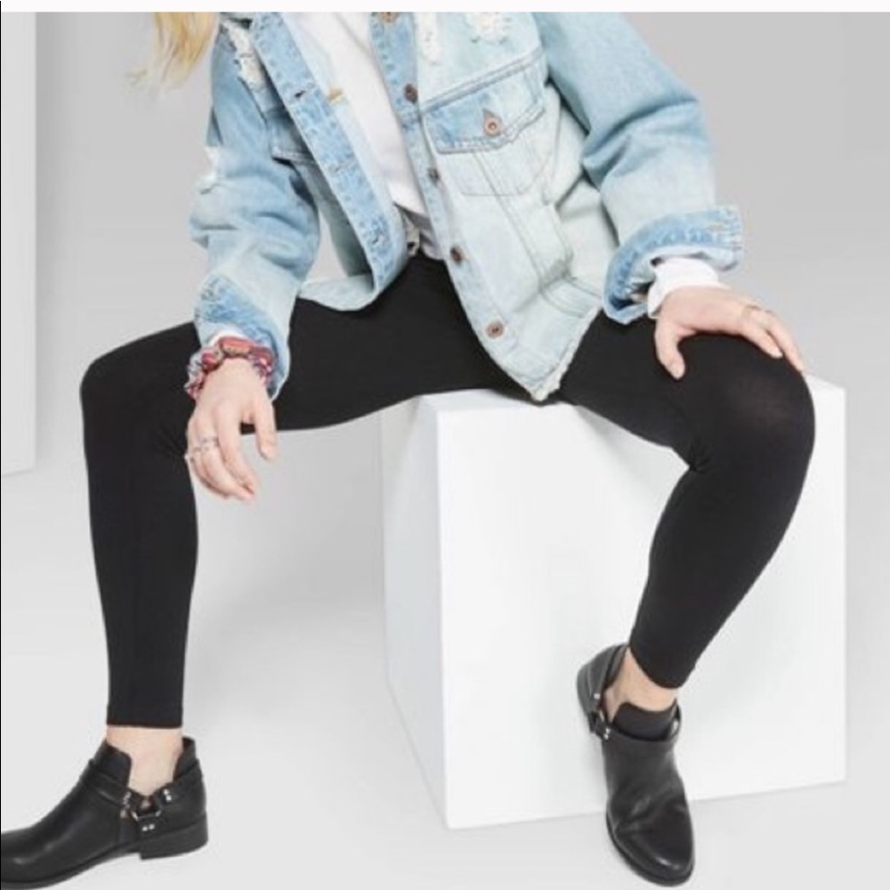 DKNYC Black Pull-On Butt Lift Leggings Pant Size S